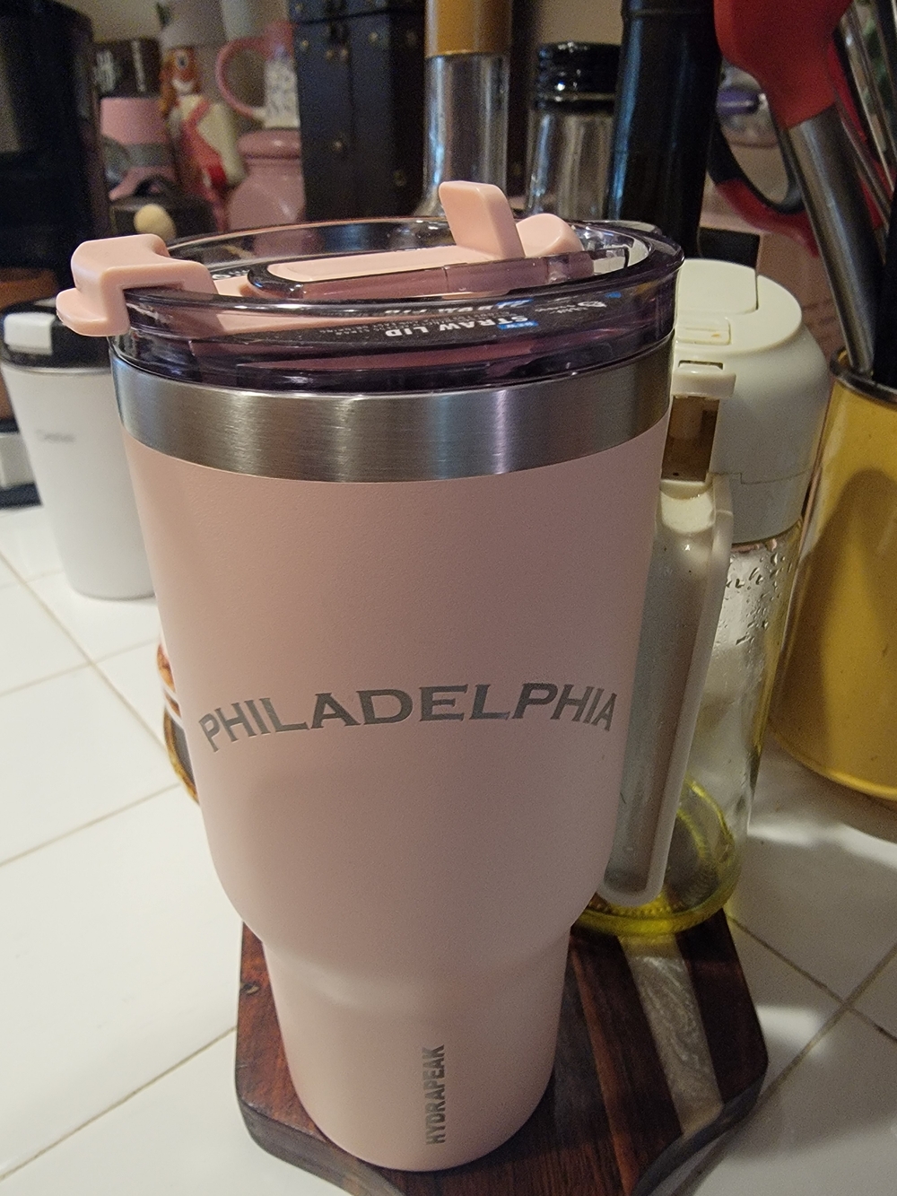 Pink Insulated Travel Tumbler - Women Lifestyle